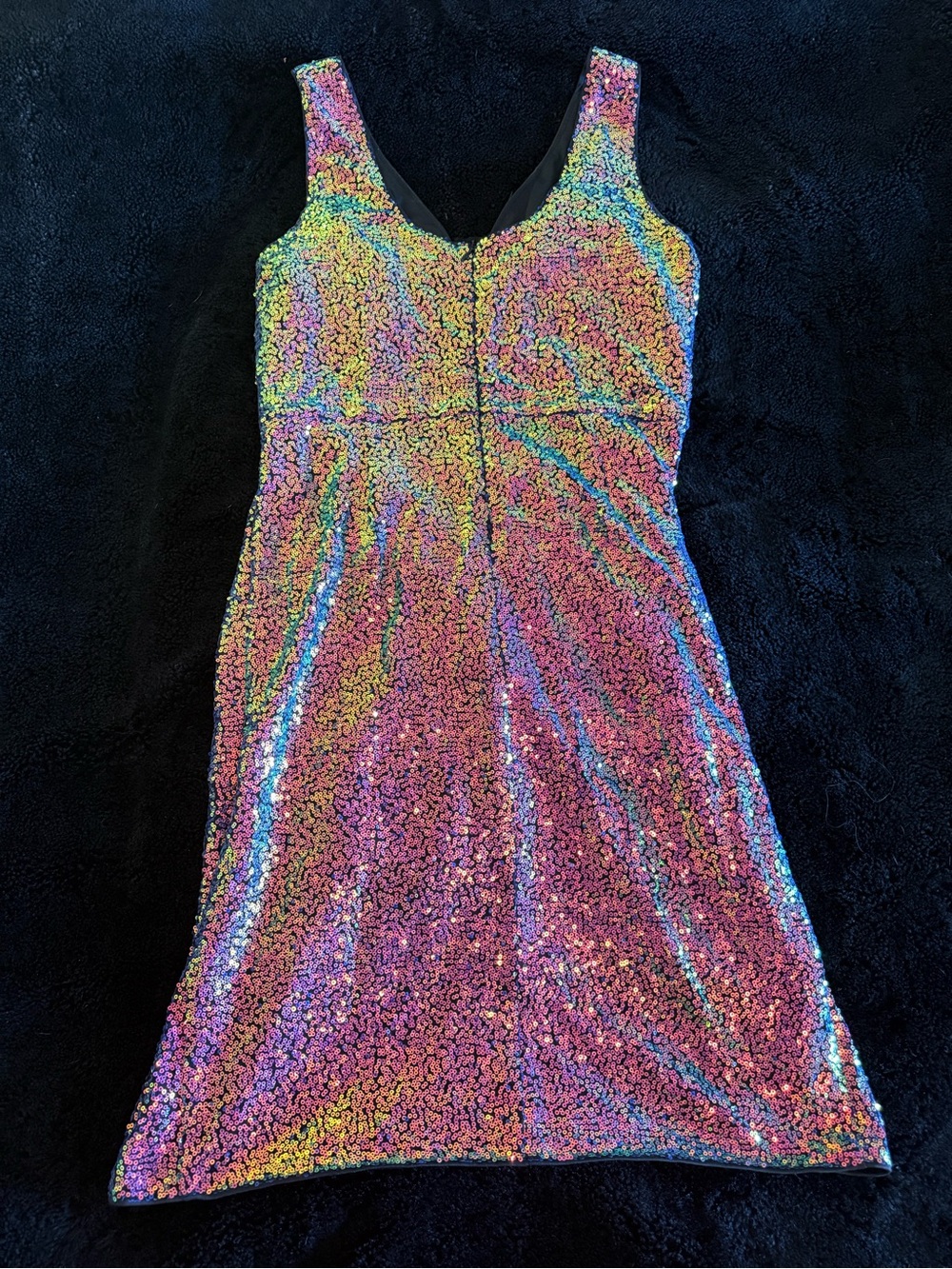 Grace Karin Multicolor Sequin Dance Dress - Picture 5 of 8